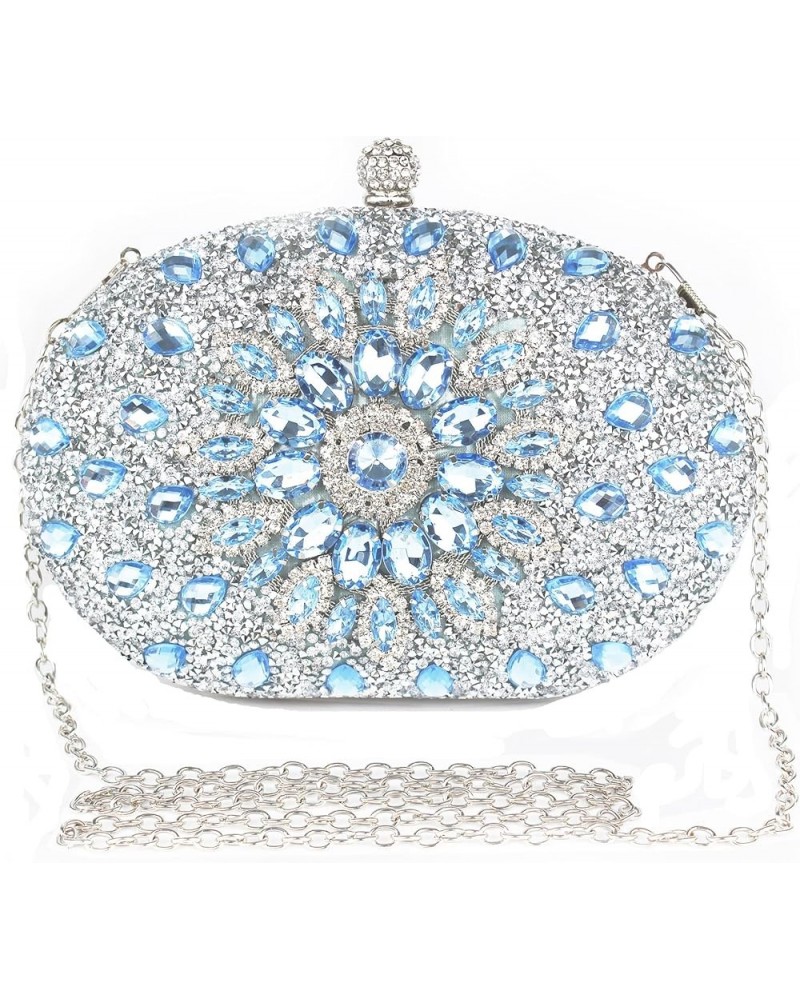 Women's Handbag Evening Bag Clutch Purse for Wedding Party Prom Weekend Cocktail Homecoming GIfts for Women Blue $11.07 Eveni...