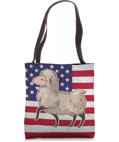 Farm Lamb Farmer Sheep Farming Tote Bag $9.02 Totes