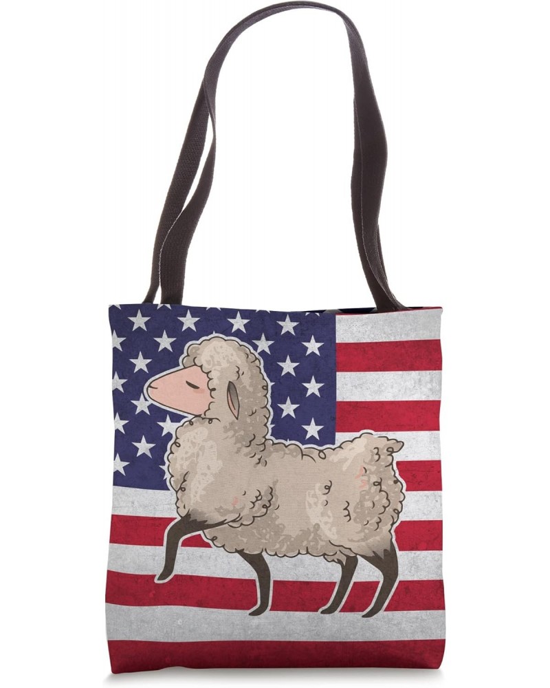 Farm Lamb Farmer Sheep Farming Tote Bag $9.02 Totes