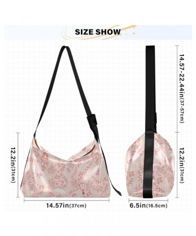 Pink Fairy Princess Men Plus Size Crossbody Bag Leather Womens Shoulder Bags Waterproof Bag $14.85 Hobo Bags