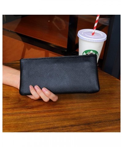 Wallets Slim Minimalist Billfold for Women Wallet Anti-Theft Brush Soft Leather Lady Long Classic Fashion Purses with Zipper ...