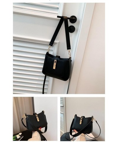 Shoulder Bag for Women Black Crossbody Bag Classic Purse Trendy Handbag with Zipper Closure and Adjustable Strap Black $10.12...