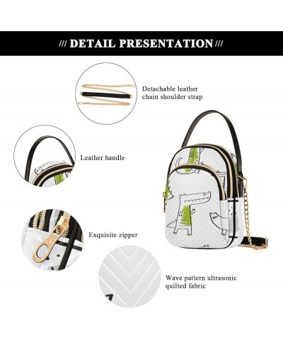 Cute Smile Frog Stripe Phone Purse with Strap Leather Quilted Designer Satchels Bags Women Shoulder Purses Fun Childish Cute ...