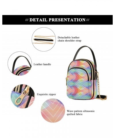 Y2k Colorful Art Small Crossbody Bags for Women Cell Phone Shoulder Purse Handbags Wallet 21217671 $11.76 Crossbody Bags