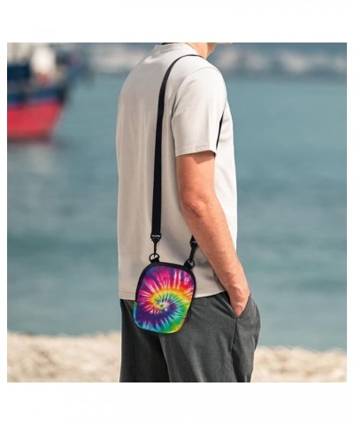 Women's Crossbody Messenger Bag for Women Girls Travel Mini Handbag Shoulder Bags Waterproof Small Purses Tie Dye $10.82 Cros...