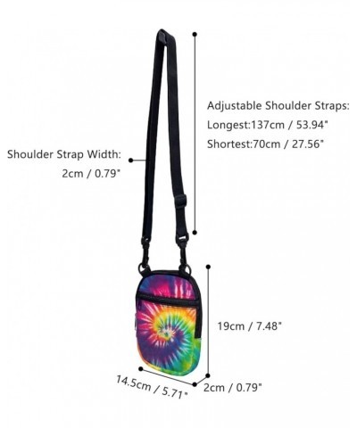 Women's Crossbody Messenger Bag for Women Girls Travel Mini Handbag Shoulder Bags Waterproof Small Purses Tie Dye $10.82 Cros...