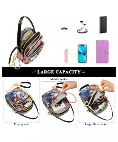 Quilted Crossbody Bags for Women,Cat30 Women's Crossbody Handbags Small Travel Purses Phone Bag $9.24 Crossbody Bags