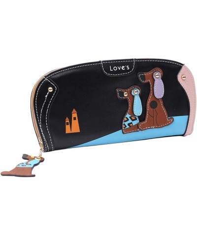 Wallets Women Cartoon Brand Bag Women Designer Famous Purse Wallet Dog Wallet Black $12.06 Wallets