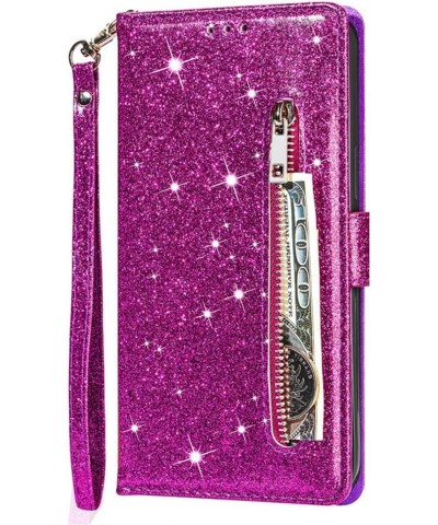 for Google Pixel 6 Magnetic Flip Sparkling Phone Case, Zipper Bag Protective Leather Case Gold Pixel 7 Purple $19.30 Others