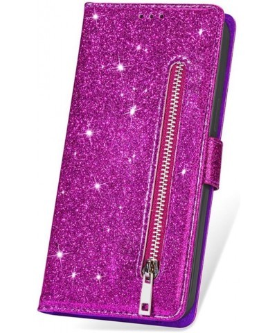 for Google Pixel 6 Magnetic Flip Sparkling Phone Case, Zipper Bag Protective Leather Case Gold Pixel 7 Purple $19.30 Others