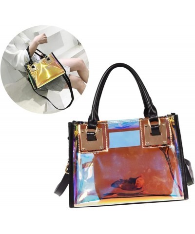 2pcs for Black Daily Fashion Party Travel Clear Bag Pvc Cross Ladies New Square Small Handbag Crossbody Blackx2pcs $15.58 Cro...