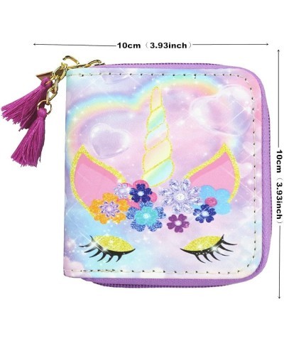 Cute Blue Star Zipper Wallet Long Clutch Bag PU Leather Purse,Women Wallet For Girls Christmas Gift(0316A) Unicorn 14A $9.89 ...