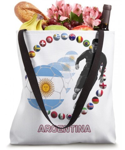 International World Flags Football Game Argentina Soccer Tote Bag $15.14 Totes