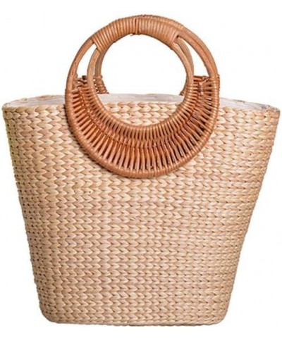 Large Straw Bags for Women - Straw Travel Beach Totes Bag - Woven Summer Tote Handmade Beach Bag Handbag $21.04 Totes