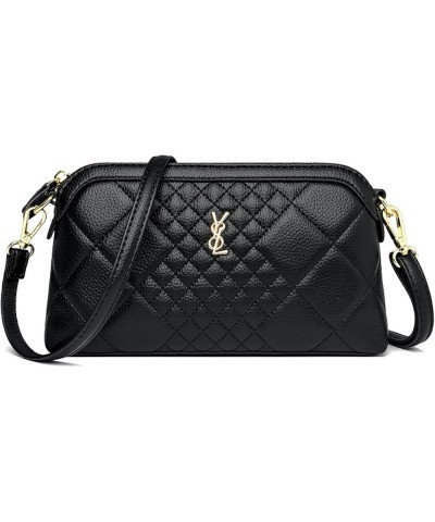 Women's bag embroidered one-shoulder cross-body bag simple hand-held women's bag Checkered Kangaroo $27.64 Shoulder Bags