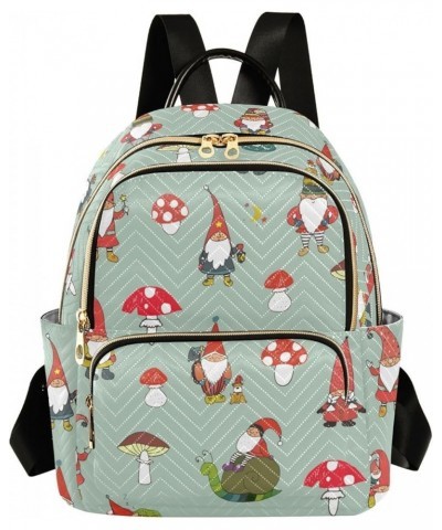 Gnome Backpack Purse for Women Anti-theft Small Fashion Travel Backpack Back Pack Weekend Bag,S Medium $14.26 Backpacks