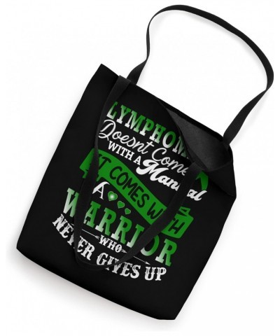 Lymphoma Warrior Green Ribbon Support Tote Bag $10.33 Totes