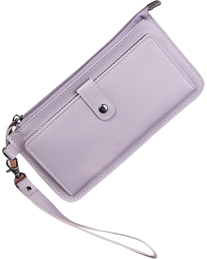 Wallet Women, Ladies Wallet with Zipper, Large Capacity Slim Bifold Credit Card Holder, Multi Card Holder Coin Purse Purple $...