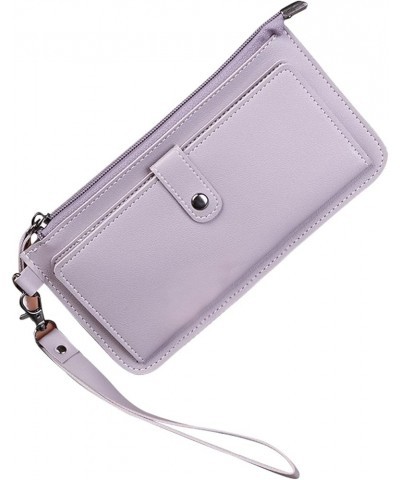 Wallet Women, Ladies Wallet with Zipper, Large Capacity Slim Bifold Credit Card Holder, Multi Card Holder Coin Purse Purple $...