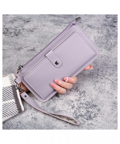 Wallet Women, Ladies Wallet with Zipper, Large Capacity Slim Bifold Credit Card Holder, Multi Card Holder Coin Purse Purple $...