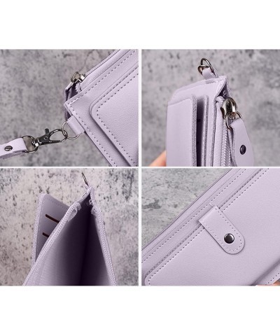 Wallet Women, Ladies Wallet with Zipper, Large Capacity Slim Bifold Credit Card Holder, Multi Card Holder Coin Purse Purple $...