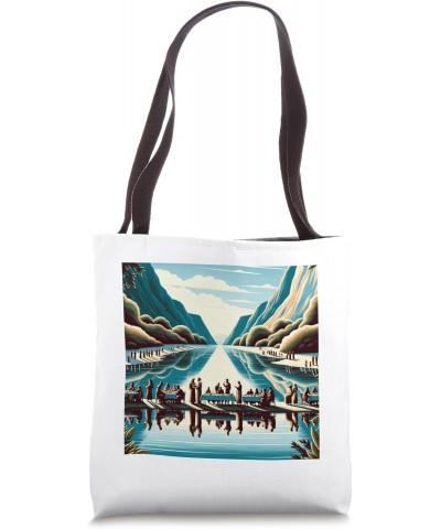 Passover Reflections Freedom Celebration Seder Table Jewish Tote Bag $11.05 Totes