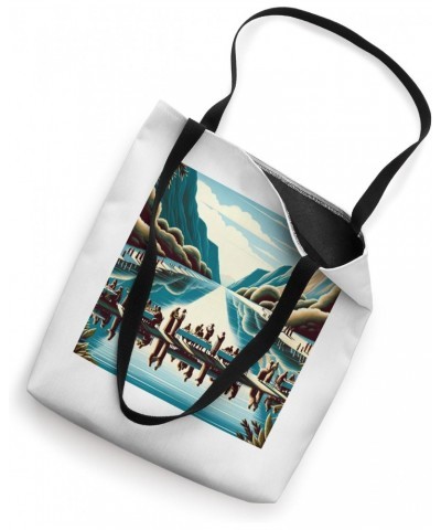 Passover Reflections Freedom Celebration Seder Table Jewish Tote Bag $11.05 Totes