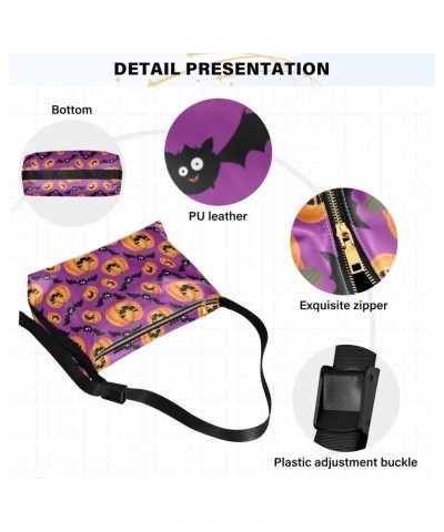 Halloween Pumpkin Hobo Bags for Women Leather Handbag Shoulder Bag Purses Crossbody Bag for Gifts Travel Work $15.84 Hobo Bags