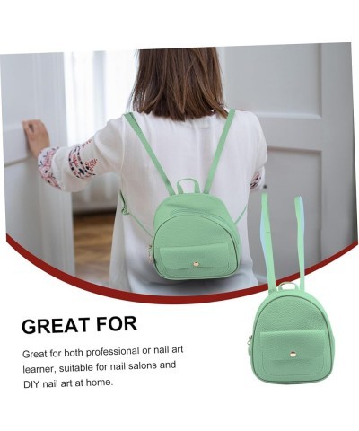 2 Pcs Women's Backpack Pu Shoulder Bag Backpack for Women Fashion Pu Mini Backpack Fashion Backpack for Women Pu Travel Bag W...