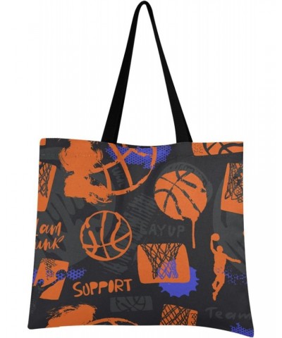 Handbags and Purse Sports Basketball Flyers for Women Tote Bag Large Capacity Top Basketball Storage Handle Shopper Shoulder ...