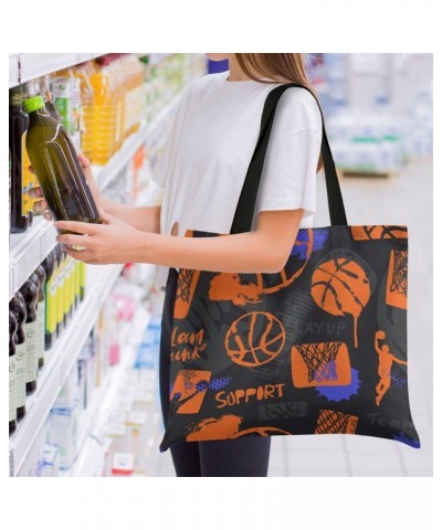 Handbags and Purse Sports Basketball Flyers for Women Tote Bag Large Capacity Top Basketball Storage Handle Shopper Shoulder ...