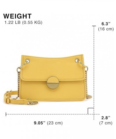 Cross Body Bag, Purses and Handbags, Slim Cross Body Purse, Women's Crossbody Handbags, Travel Bag Small, H2090 Yellow $26.99...