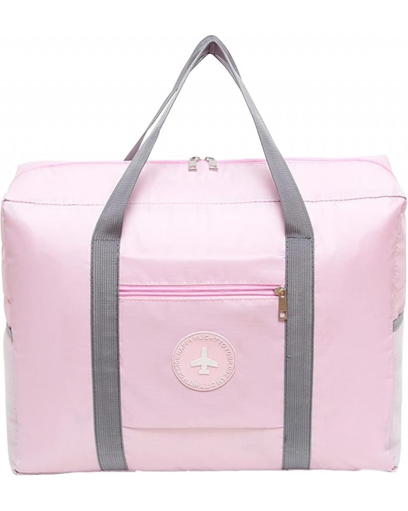 Sports Tote Gym Bag, Women's Shoulder Overnight Bag, Wet & Dry Handbag for Airplane Pink $10.99 Totes