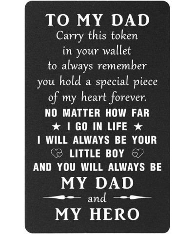 Dad Gifts from Daughter - Fathers Day Card, I Will Always Be Your Little Girl, My Hero Dad Birthday Wallet Card, from Daughte...