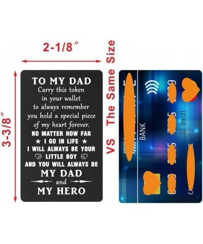 Dad Gifts from Daughter - Fathers Day Card, I Will Always Be Your Little Girl, My Hero Dad Birthday Wallet Card, from Daughte...