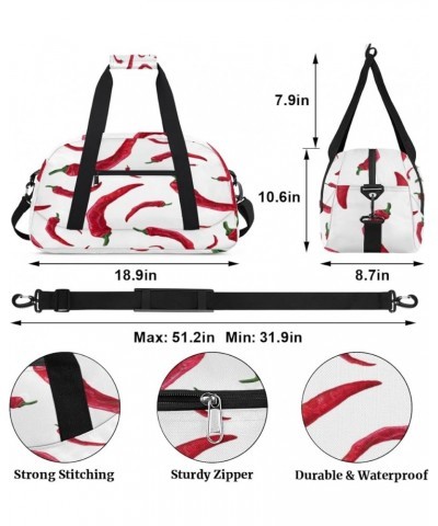 Childish Ladybug Personalized Ballet Bag for Women,Customized name,Spacious Gym Bag with a Personal Touch Chili Pepper $15.04...