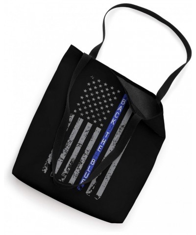 Back the Blue American Flag Tote Bag $11.42 Totes