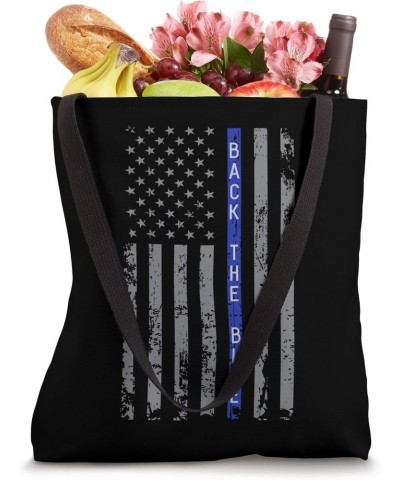 Back the Blue American Flag Tote Bag $11.42 Totes