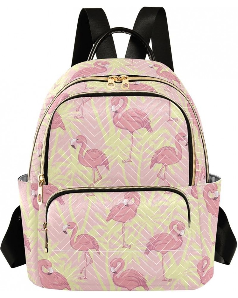 Flamingos Backpack Purse for Women Fashion Small Mini Backpack Daypacks Purse Back Pack Weekend Bag,M Medium $18.54 Backpacks