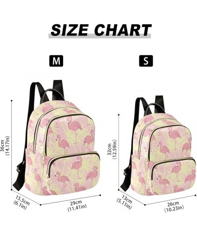 Flamingos Backpack Purse for Women Fashion Small Mini Backpack Daypacks Purse Back Pack Weekend Bag,M Medium $18.54 Backpacks