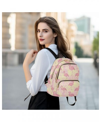 Flamingos Backpack Purse for Women Fashion Small Mini Backpack Daypacks Purse Back Pack Weekend Bag,M Medium $18.54 Backpacks