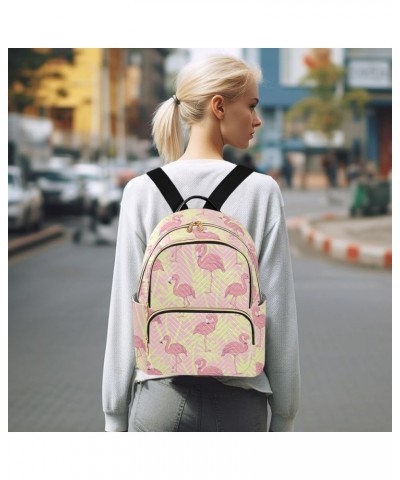 Flamingos Backpack Purse for Women Fashion Small Mini Backpack Daypacks Purse Back Pack Weekend Bag,M Medium $18.54 Backpacks