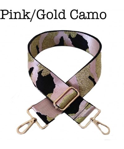 Emmy Courier Bag - Crossbody Bags For Women - Adjustable Body Strap - Shoulder Bag - Satchel Black Pink/Gold Camo $22.87 Cros...