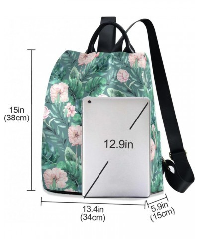 Flamingo Rose Backpack Purse for Women Travel Casual Daypack College Bookbag Work Business Ladies Shoulder Bag $19.35 Backpacks