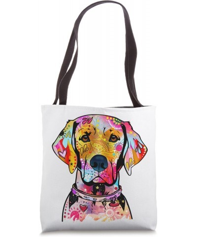 Colorful Abstract Labrador Retriever Portrait Lab Owner Tote Bag $13.16 Totes