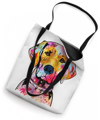 Colorful Abstract Labrador Retriever Portrait Lab Owner Tote Bag $13.16 Totes