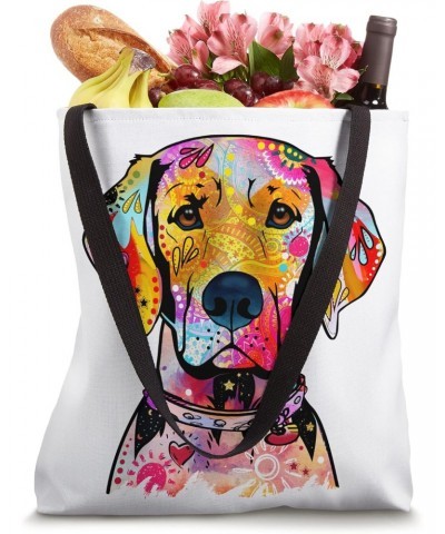 Colorful Abstract Labrador Retriever Portrait Lab Owner Tote Bag $13.16 Totes