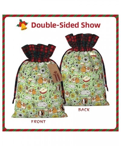 Cute Deer Christmas Gift Bag - Stylish Eco-Friendly Polyester Bag For Your Festive Presents Guinea Pig Small $10.55 Handbags