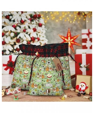 Cute Deer Christmas Gift Bag - Stylish Eco-Friendly Polyester Bag For Your Festive Presents Guinea Pig Small $10.55 Handbags