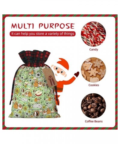 Cute Deer Christmas Gift Bag - Stylish Eco-Friendly Polyester Bag For Your Festive Presents Guinea Pig Small $10.55 Handbags